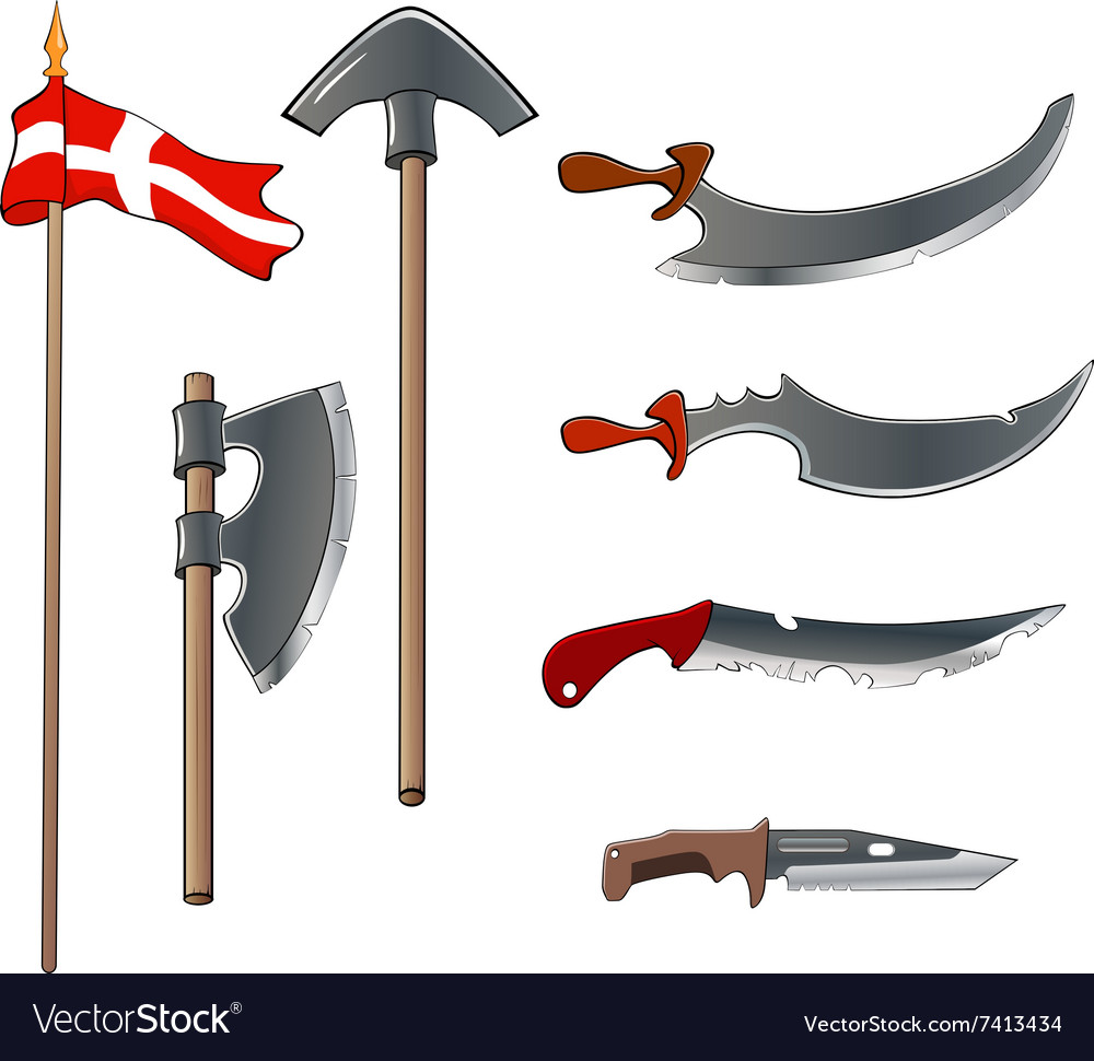 Ancient Weapons Set Royalty Free Vector Image Vectorstock Ancient Weapons Set Royalty Free Vector Image Vectorstock