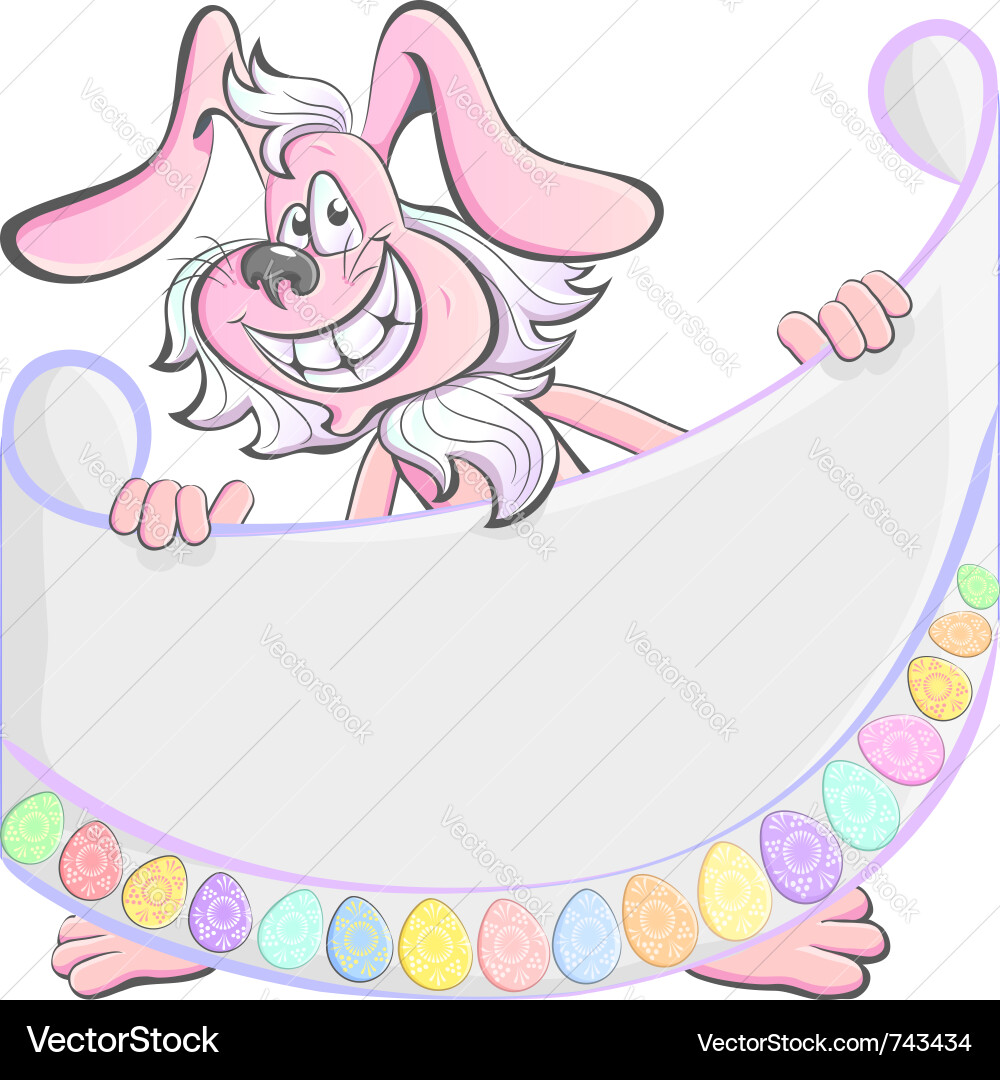 Easter bunny Royalty Free Vector Image - VectorStock
