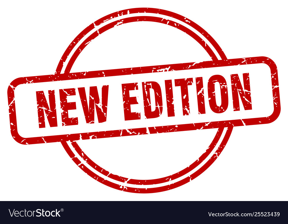 New edition grunge stamp Royalty Free Vector Image