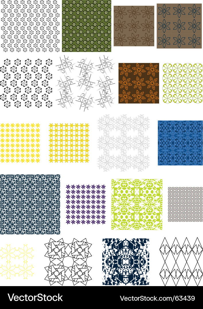 Patterns Royalty Free Vector Image - VectorStock