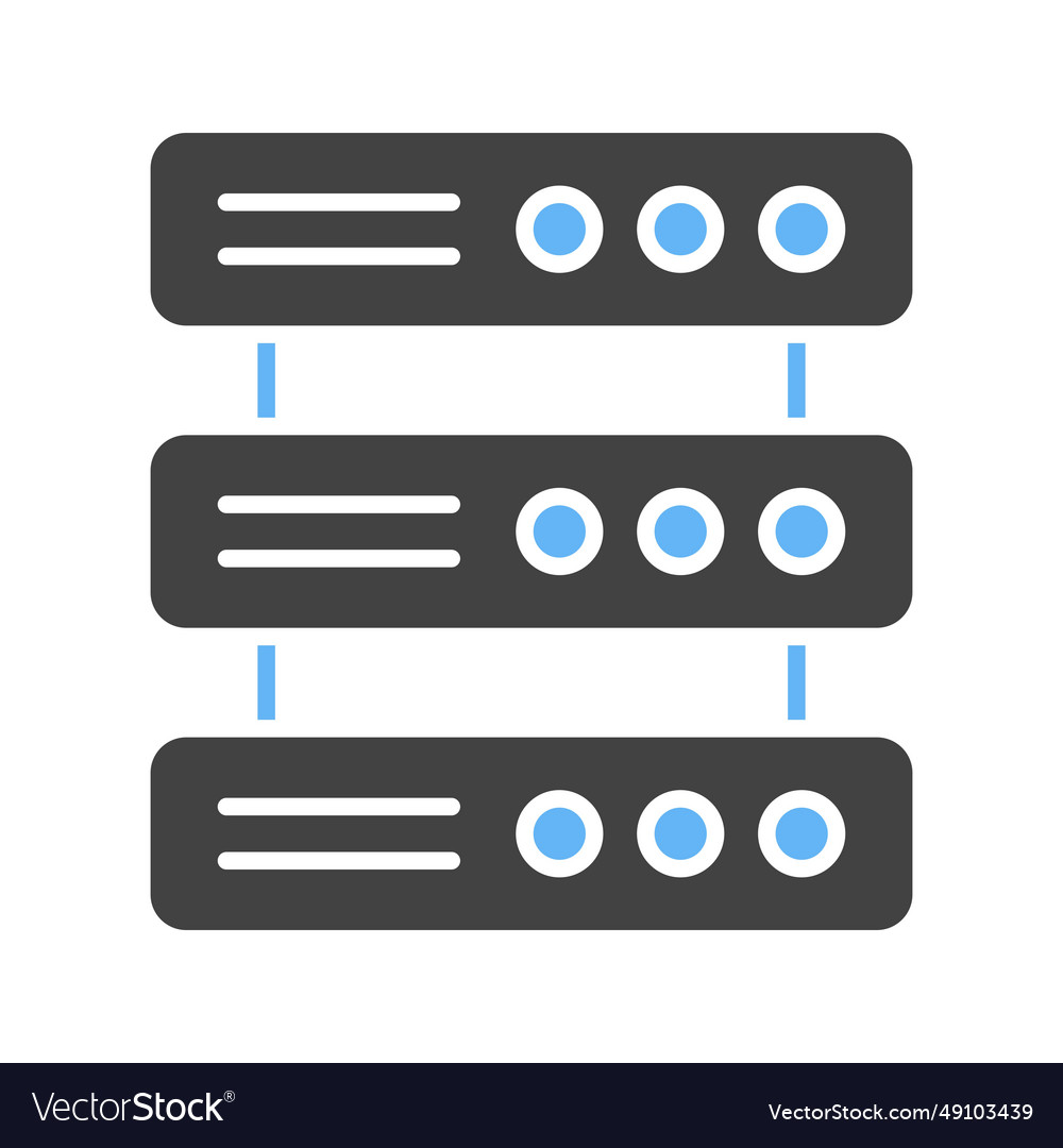 Server icon image Royalty Free Vector Image - VectorStock