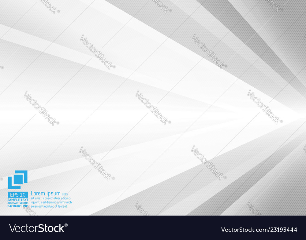 Abstract Gray And White Color Geometric Modern Vector Image