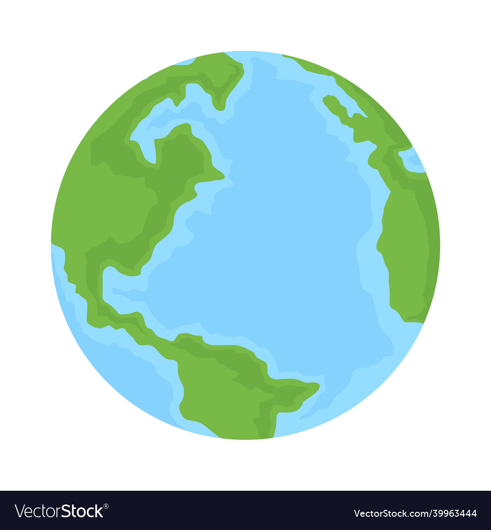 Earth planet map