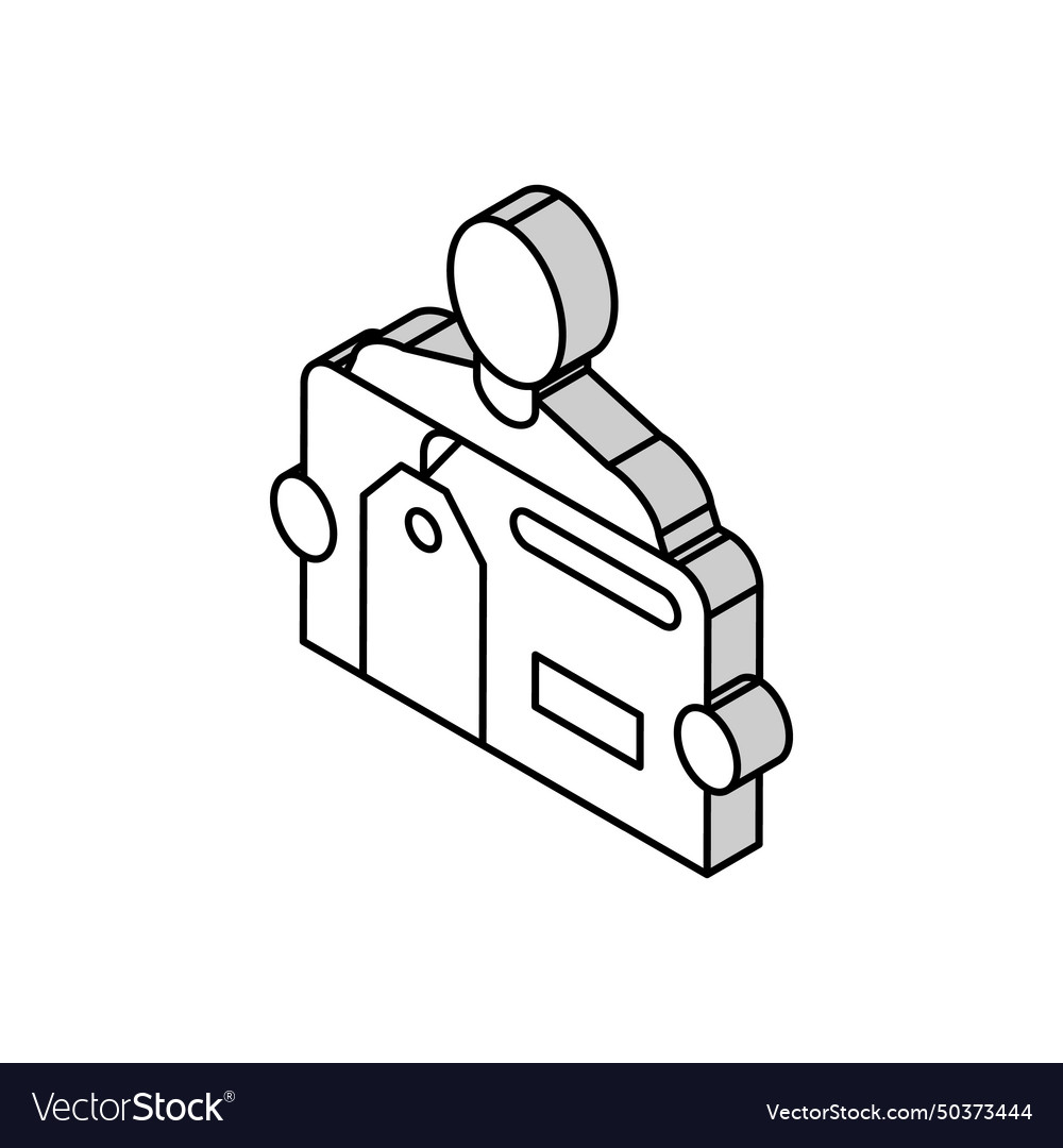 Influencer affiliate marketing isometric icon