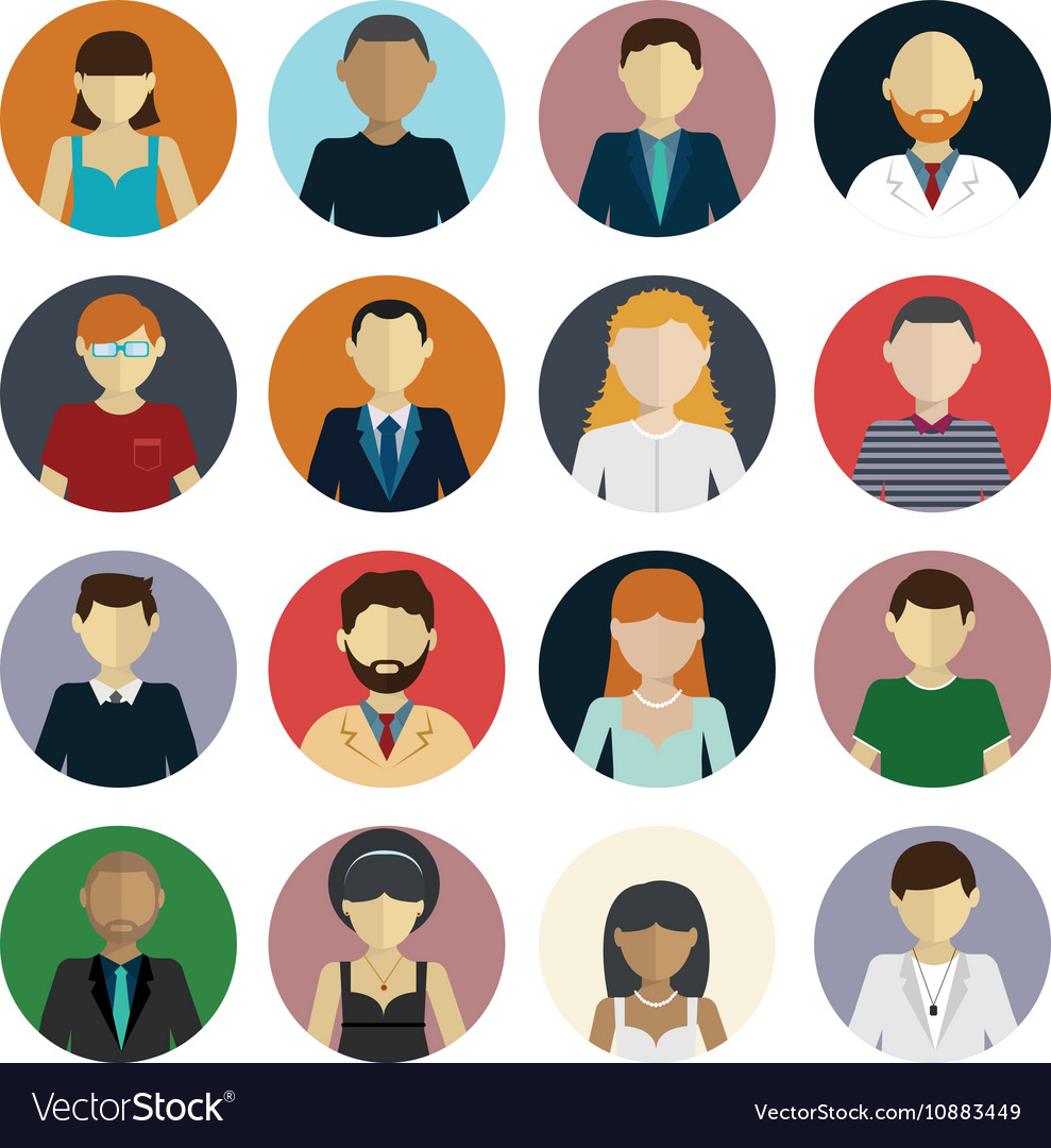 Female user avatar icon in flat design style. Person signs illustration.  19896012 PNG