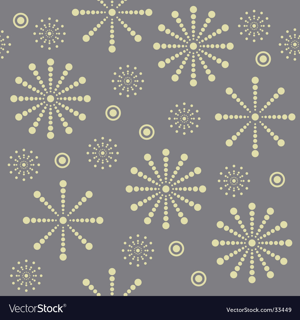 Snowflake seamless pattern