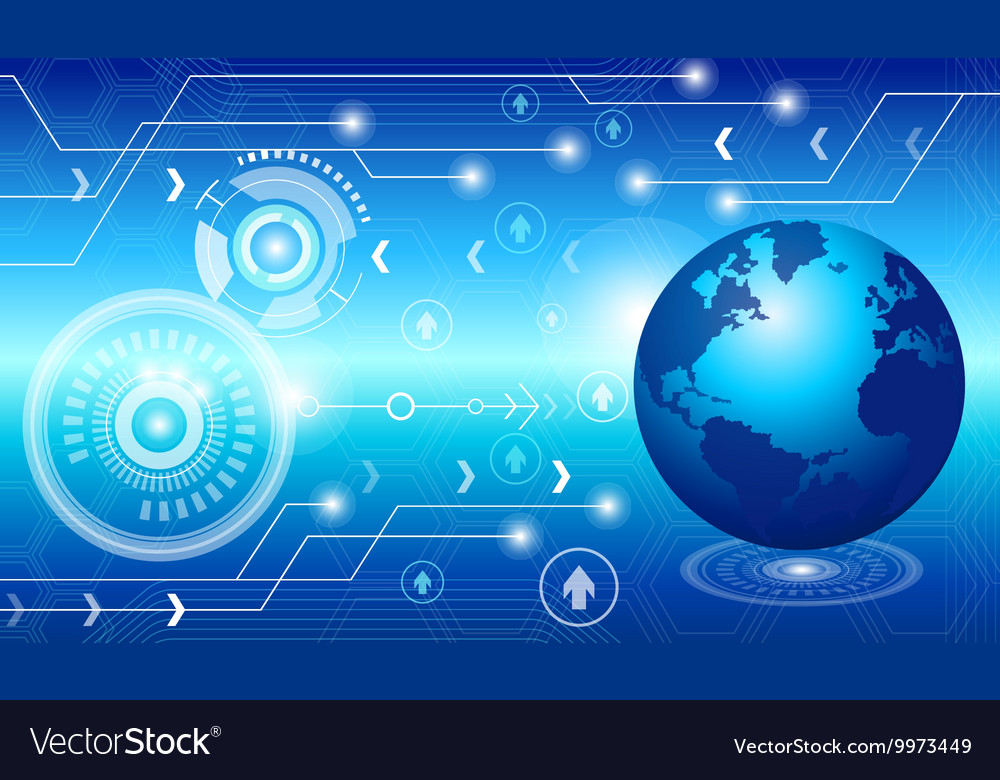 Technology and science Royalty Free Vector Image