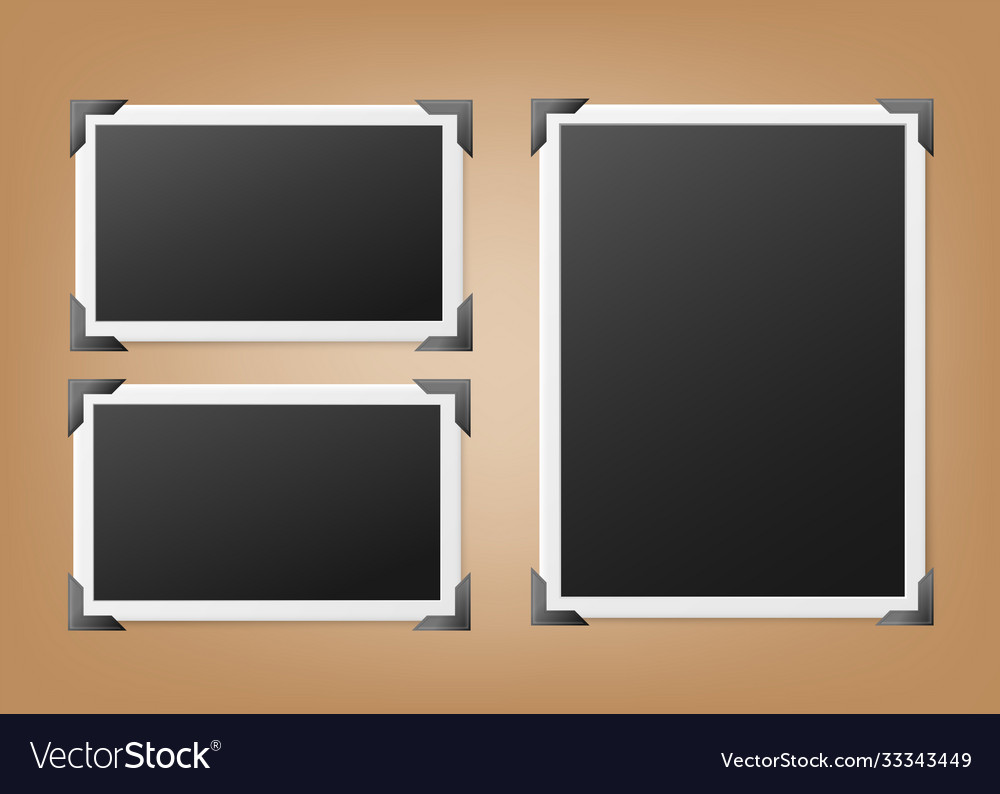 template-for-a-photo-album-page-with-empty-vector-image