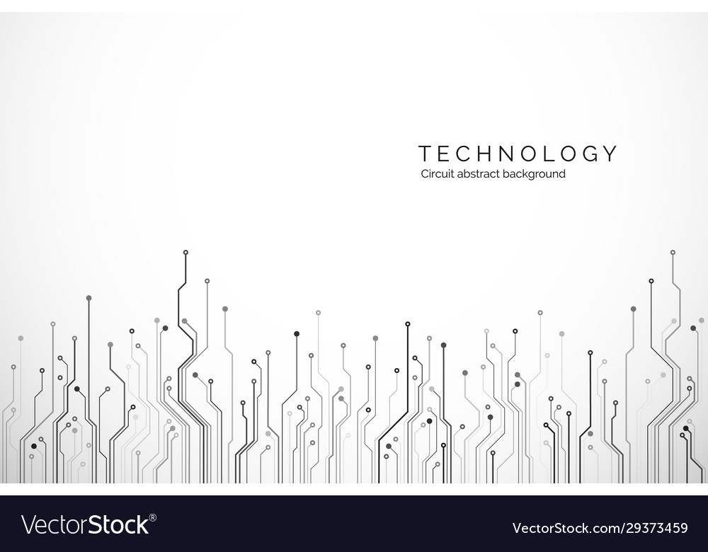 Circuit board technology background hardware Vector Image