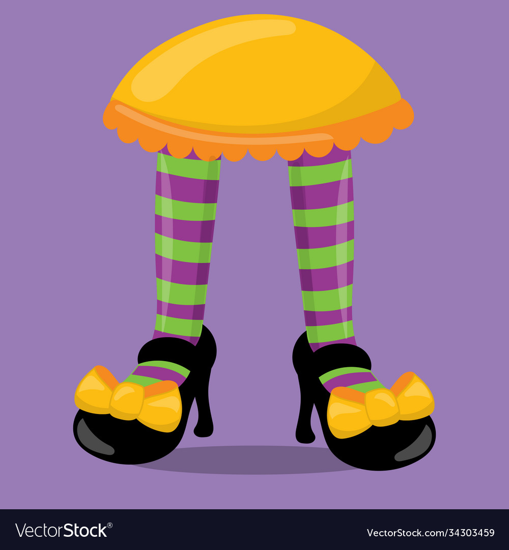 Monster Halloween Feet Vector Images 36