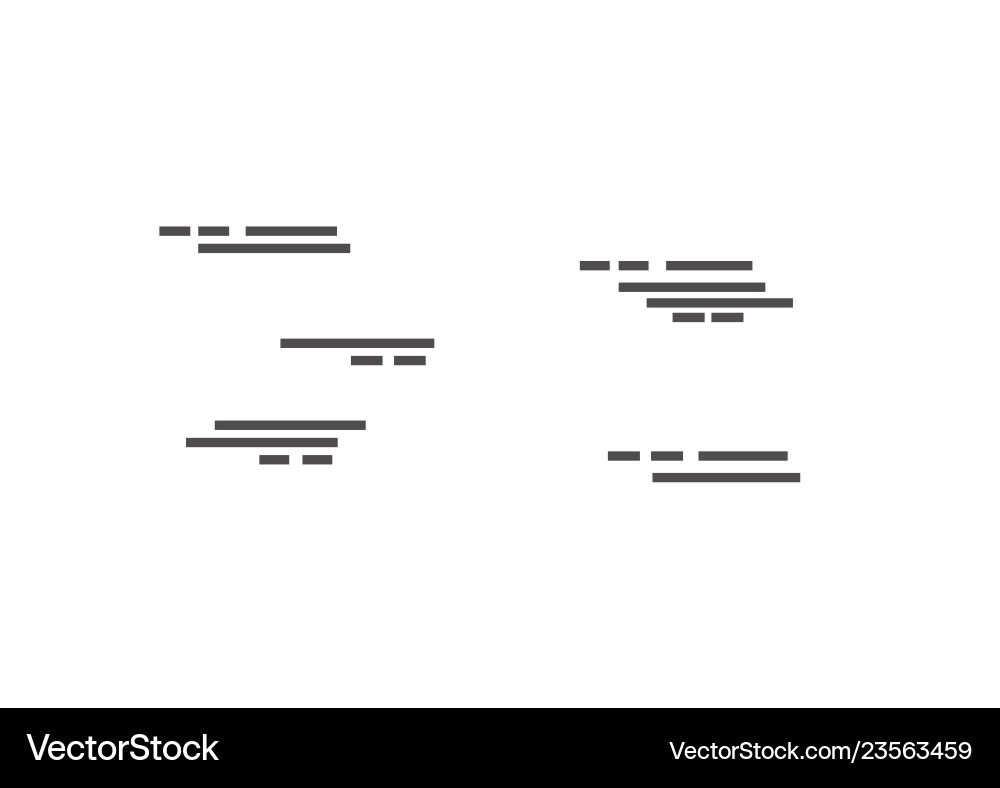 Speed lines isolated set motion effect for your Vector Image