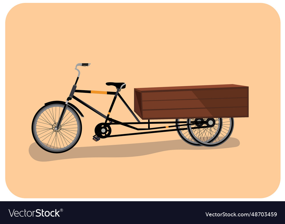 Stock image of garbage rickshaw