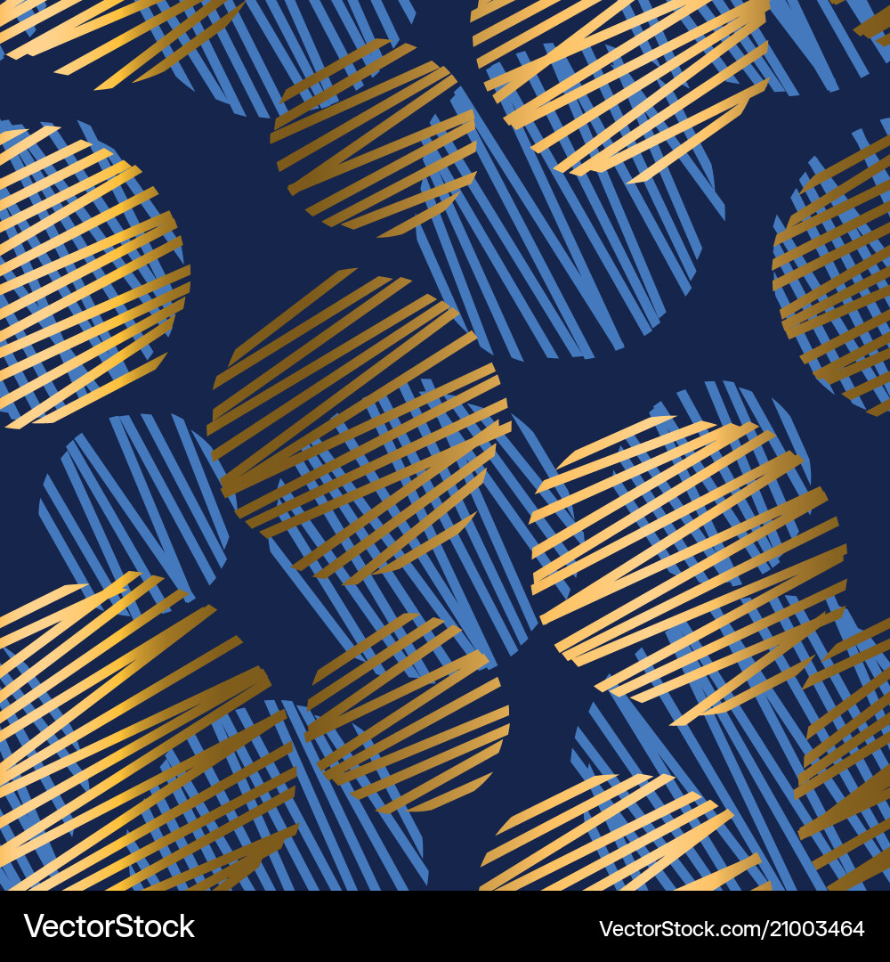 Abstract geometric luxury seamless pattern Vector Image