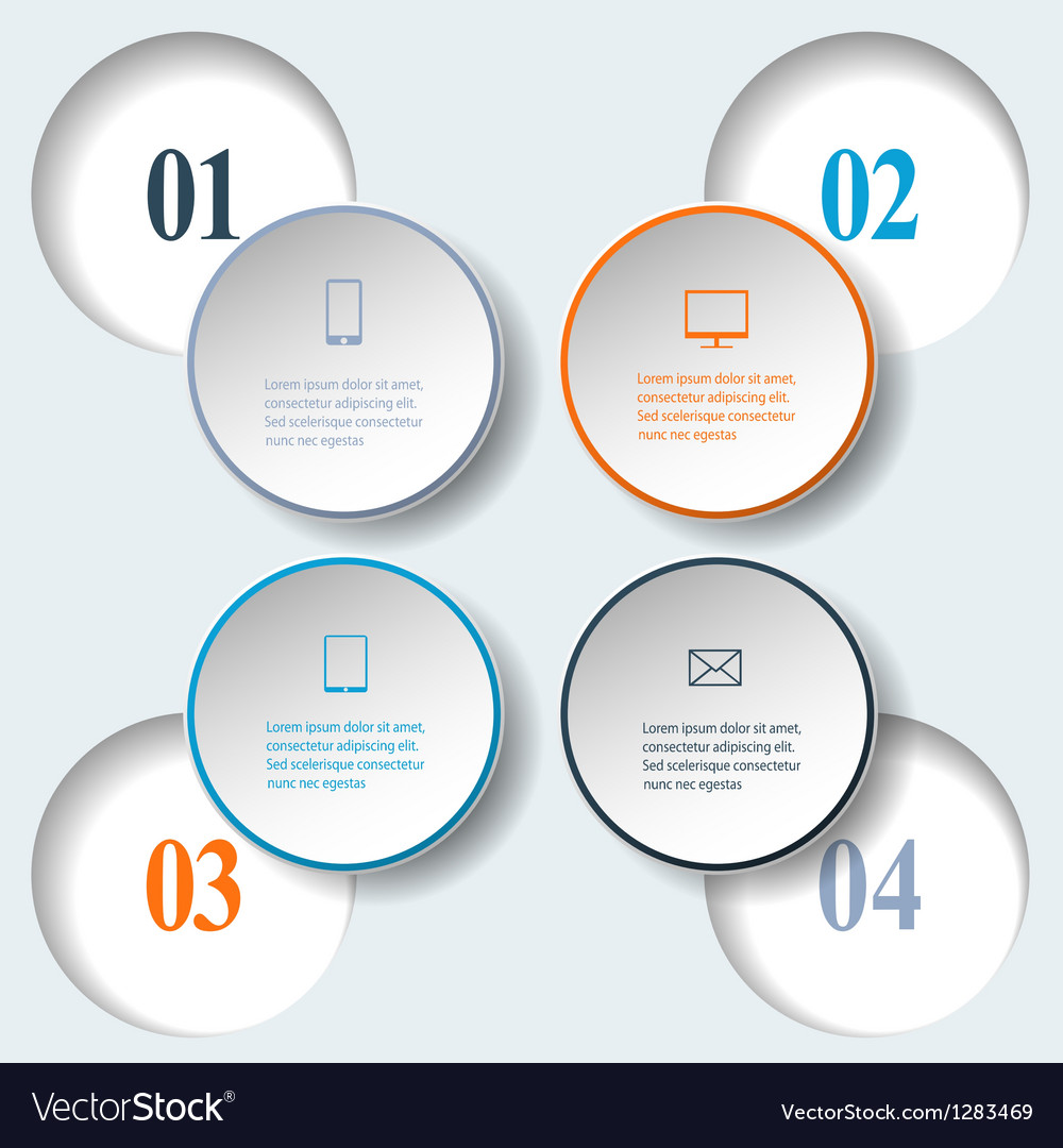 Internal and external data concept Royalty Free Vector Image