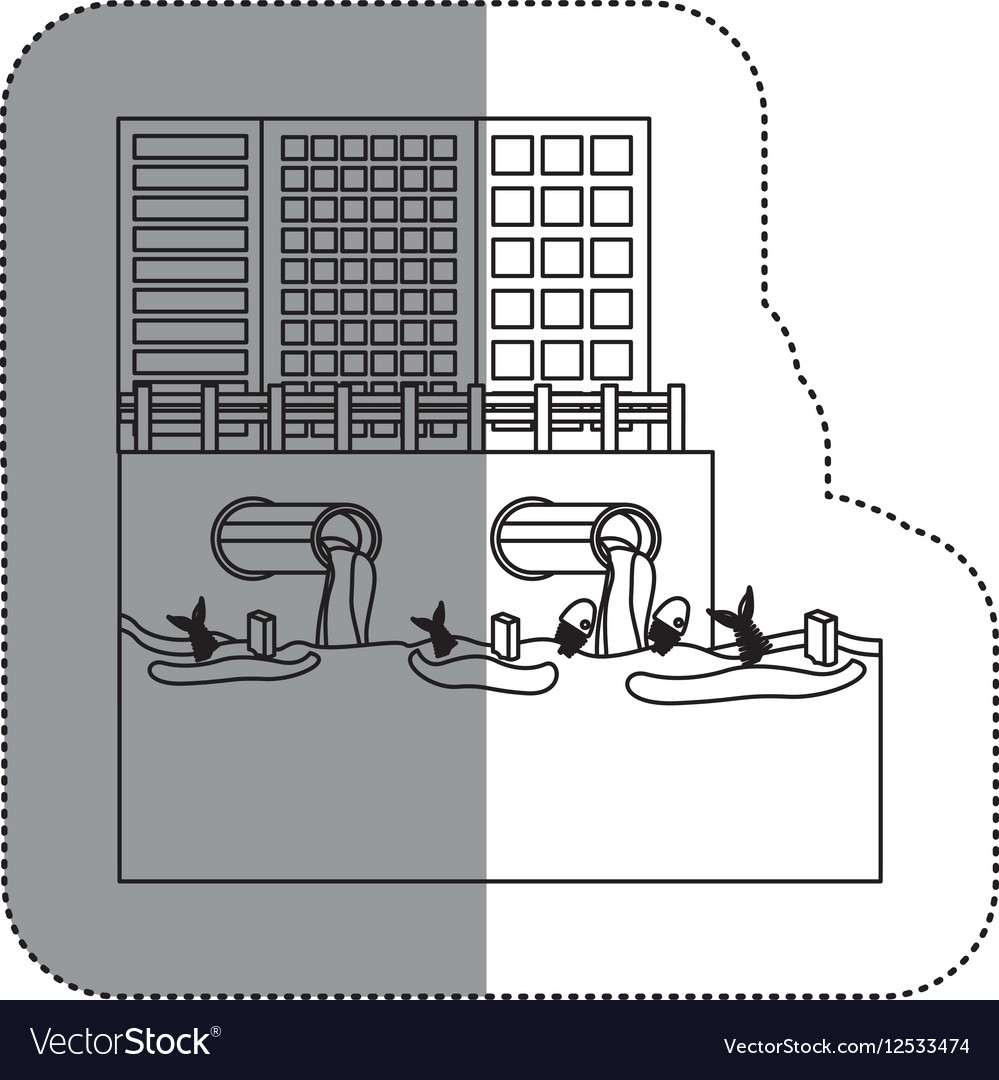 Isolated factory and pollution design