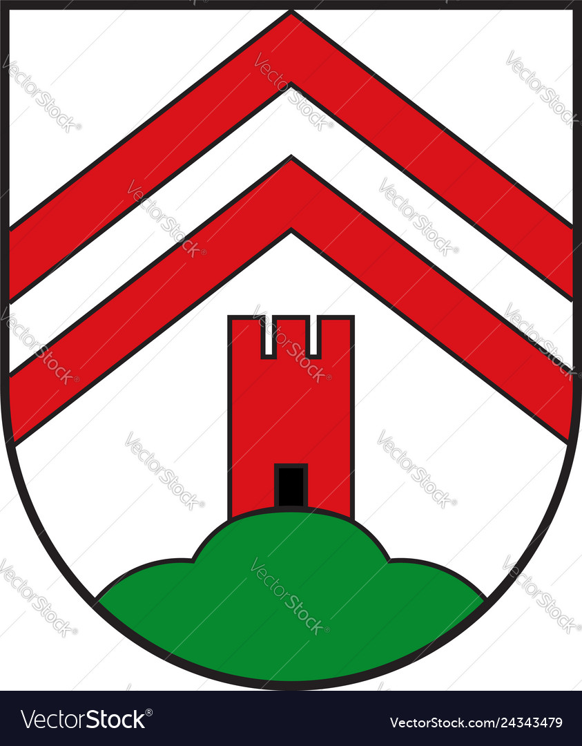 Coat of arms roedinghausen in north Royalty Free Vector