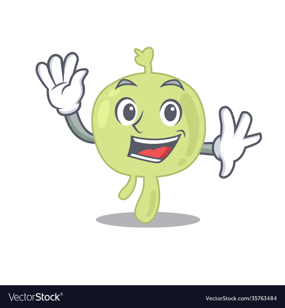 A Charming Lymph Node Mascot Design Style Smiling Vector Image A Charming Lymph Node Mascot Design Style Smiling Vector Image