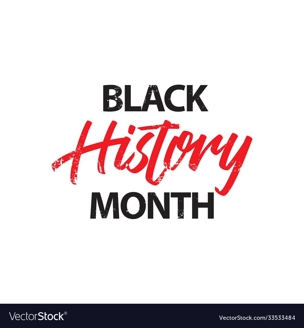 Black history month template design