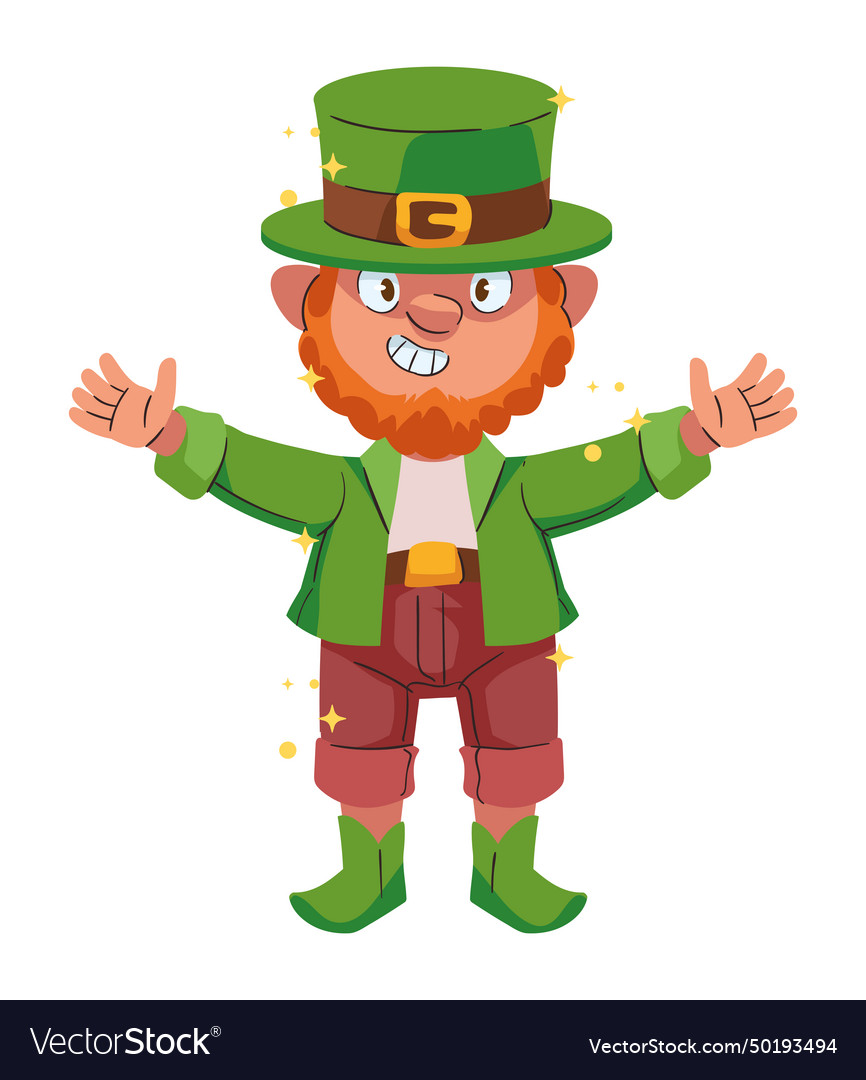 Saint patricks day irish leprechaun Royalty Free Vector