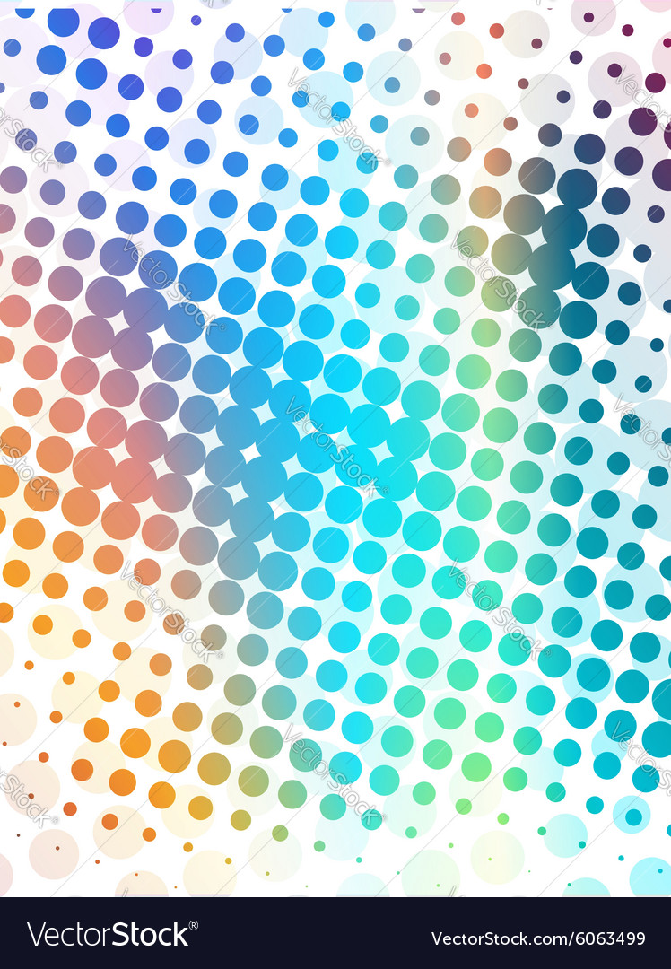 Abstract halftone background