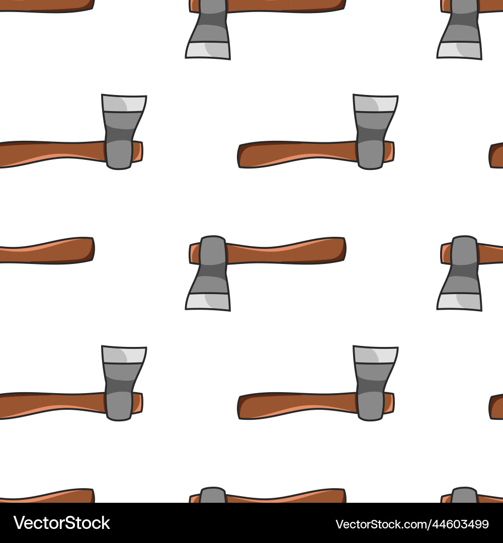 Axe tool pattern Royalty Free Vector Image - VectorStock