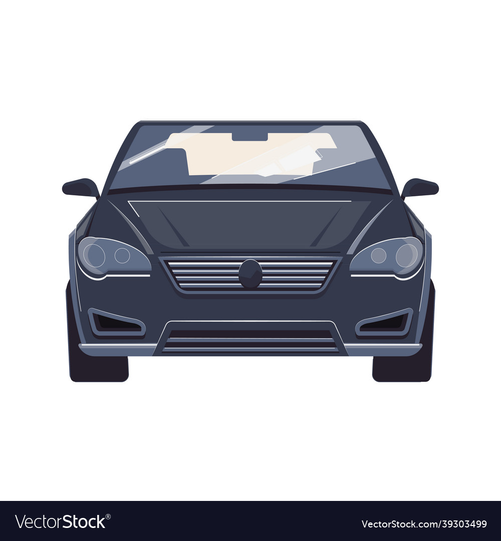 Flat car Royalty Free Vector Image - VectorStock