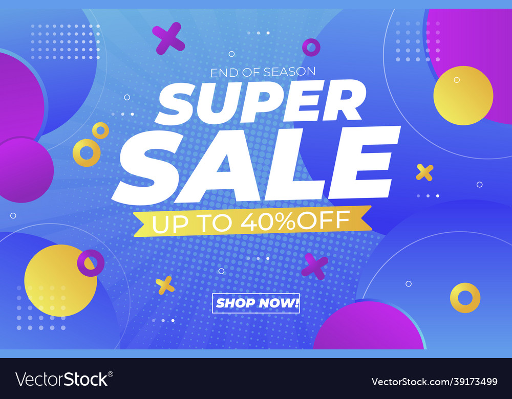 Gradient colored sale background