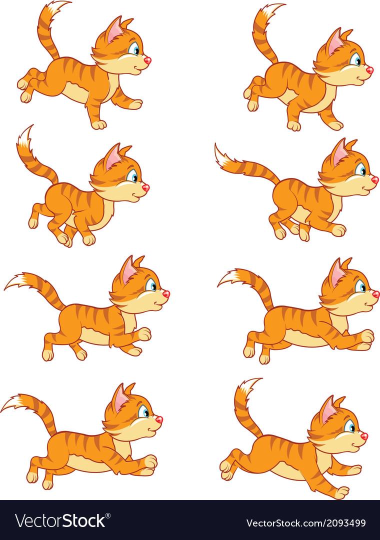 Featured image of post Cat Running Vector : Clip art is a great way to help illustrate your diagrams and flowcharts.