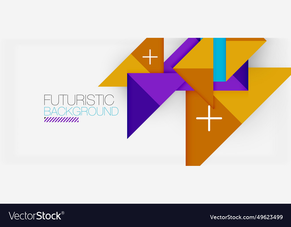 Triangle background Royalty Free Vector Image - VectorStock