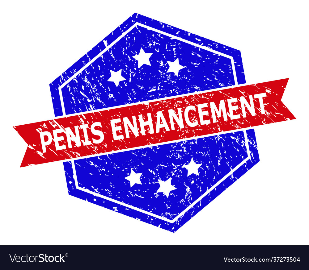 Hexagon bicolor penis enhancement watermark