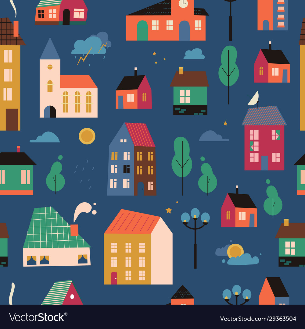 Small tiny houses pattern cover