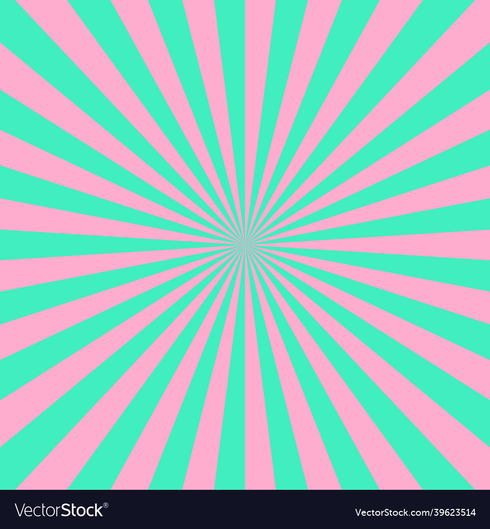 Blue Pink Color Burst Background Royalty Free Vector Image