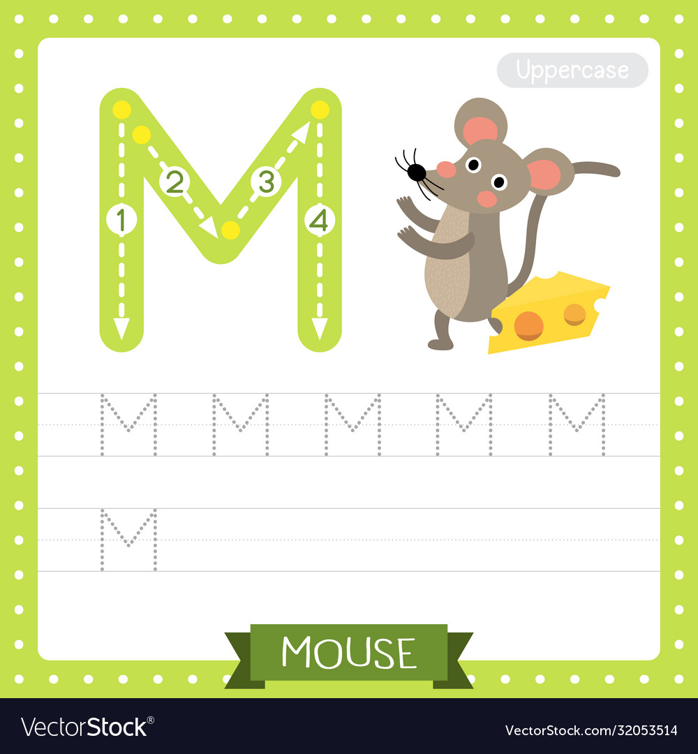Trace Letter M Worksheets Worksheets For Kindergarten