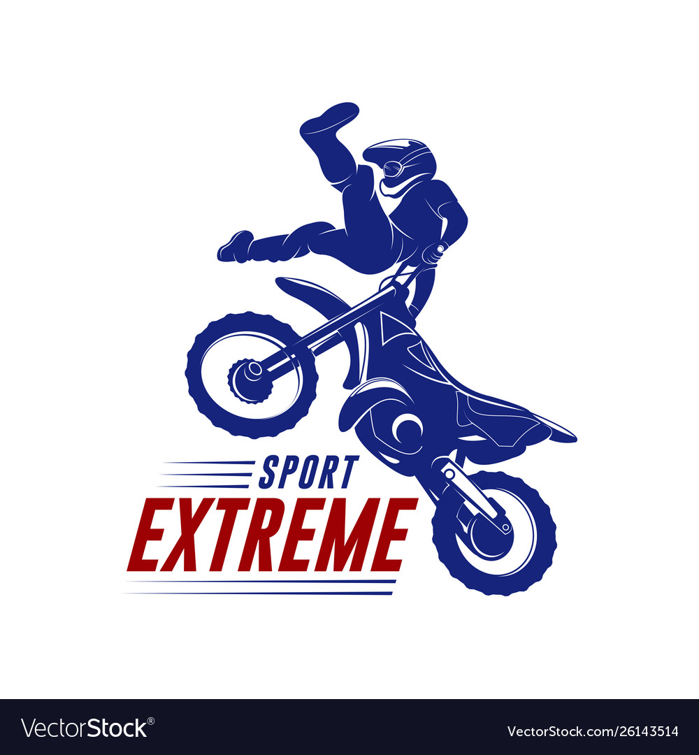 Premium Vector  Motocross vector logo , motocross freestyle