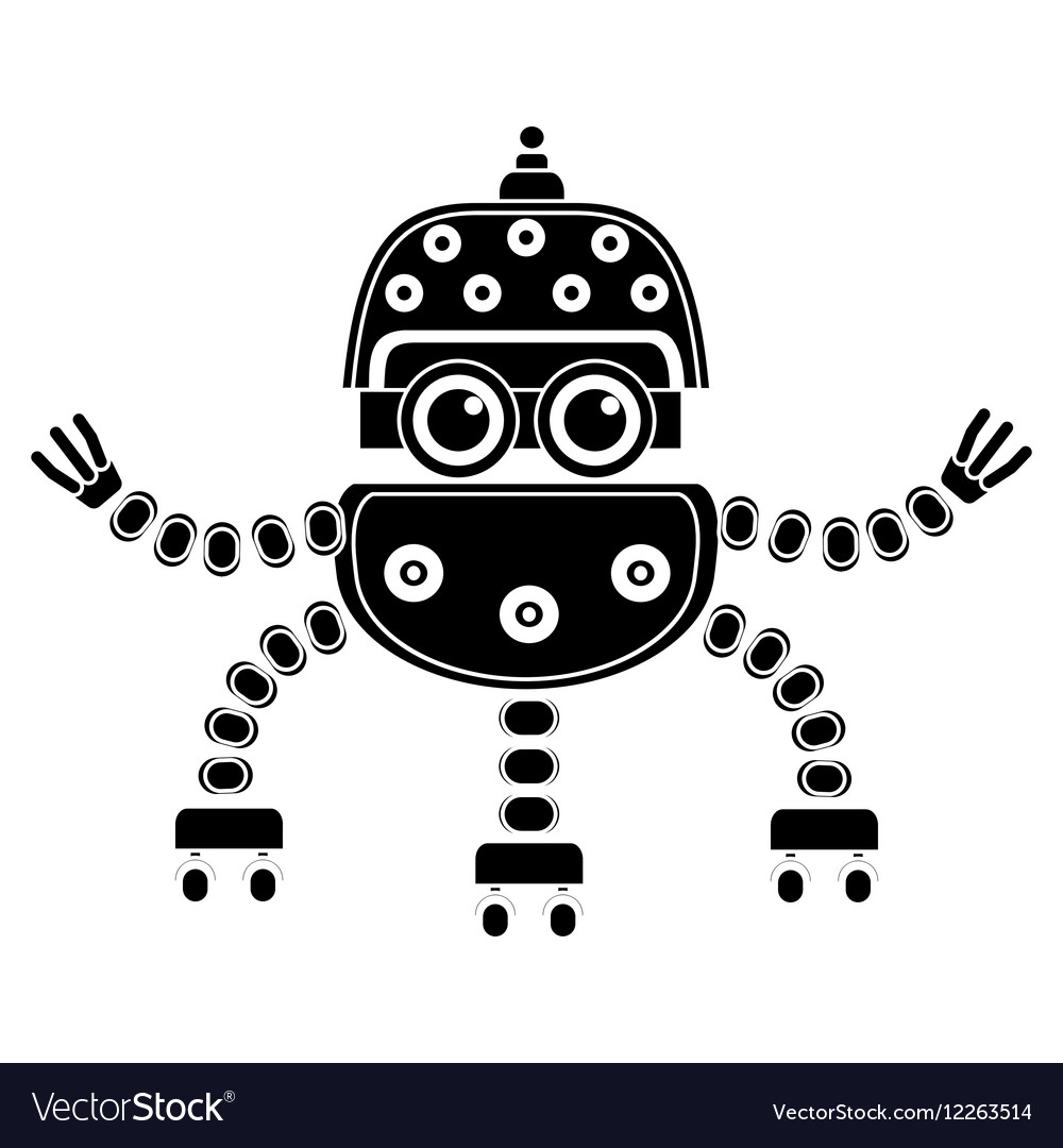 Robot silhouette