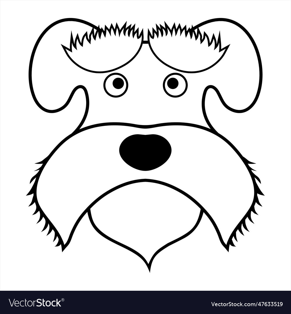 Cute Little Dog Royalty Free Vector Image - Vectorstock