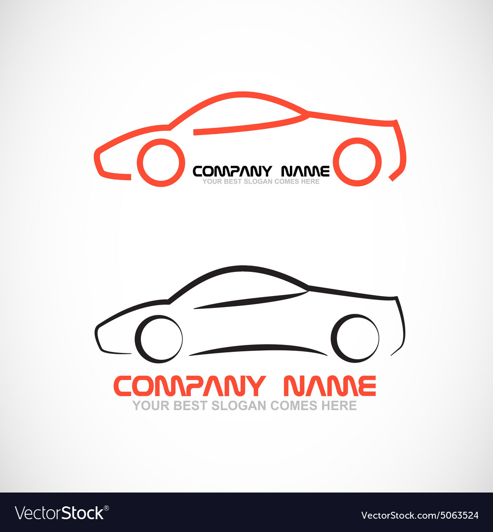 Car shape logo