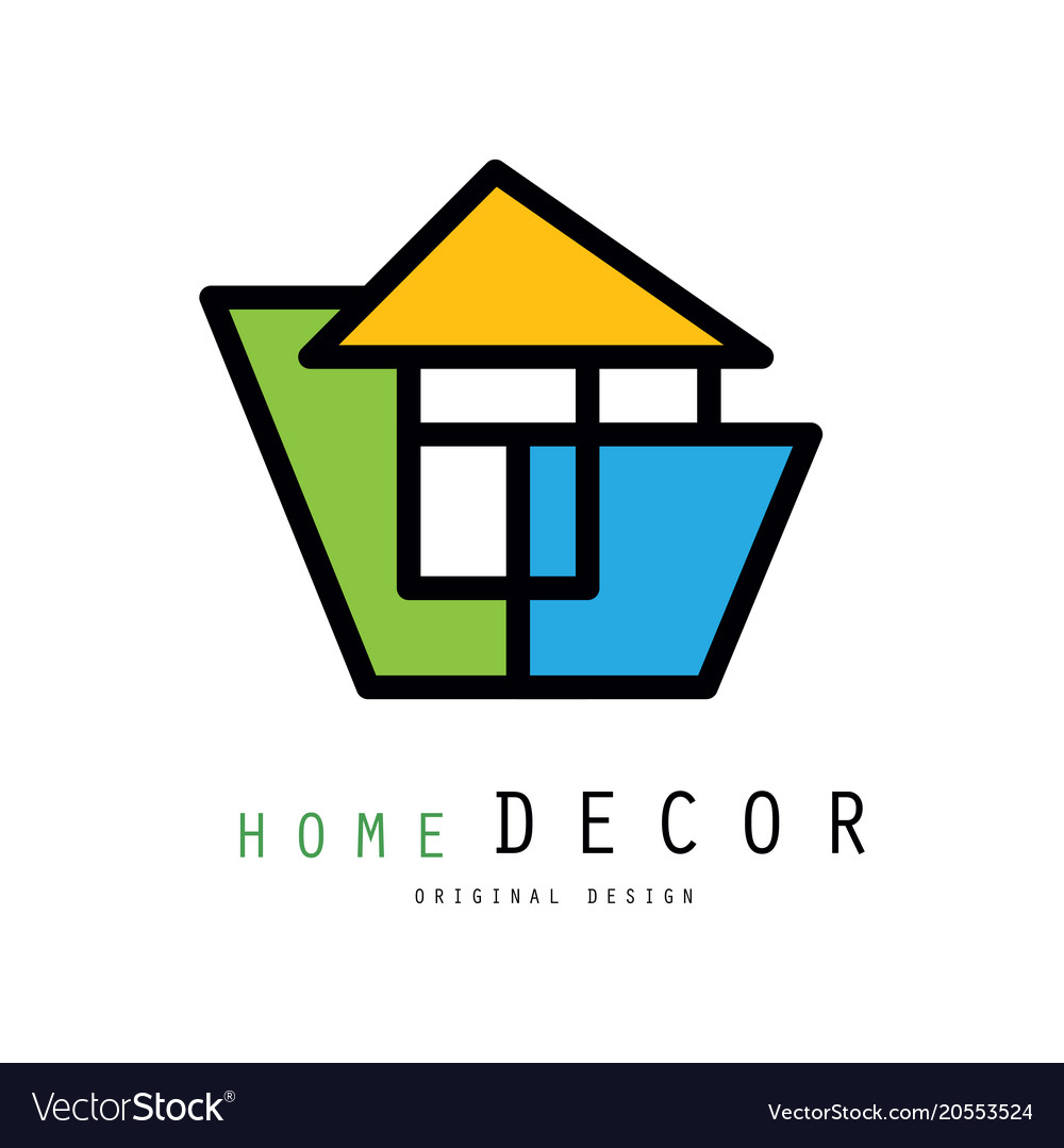 Linear Logo For Home Decorating Company Or