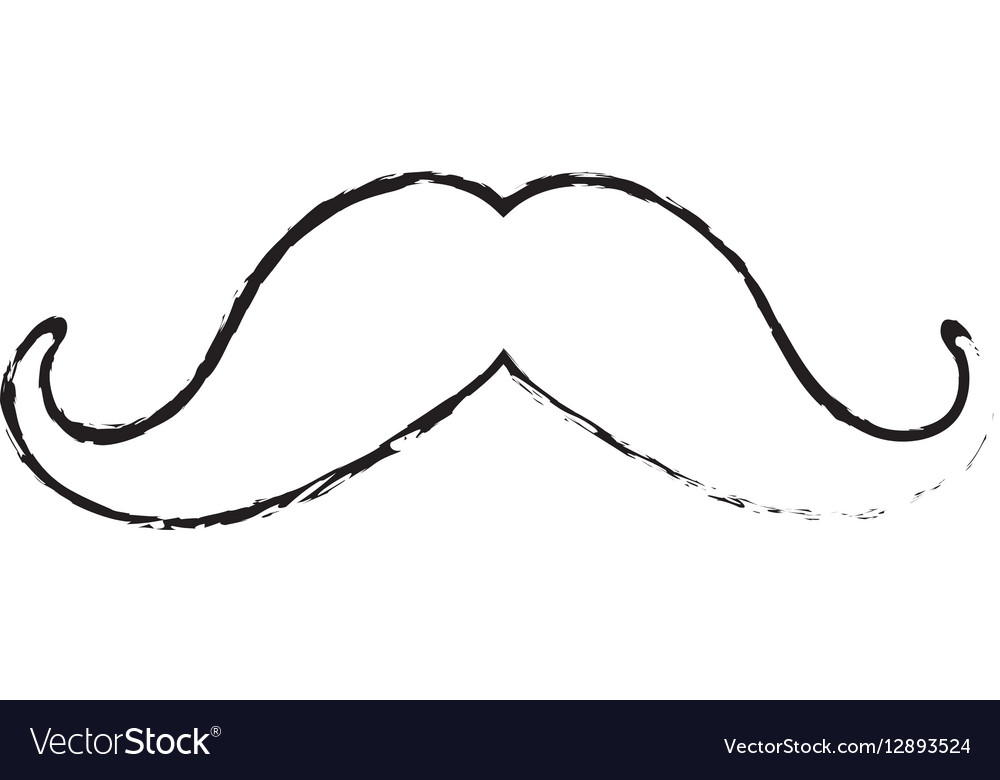 Vintage gentleman mustache