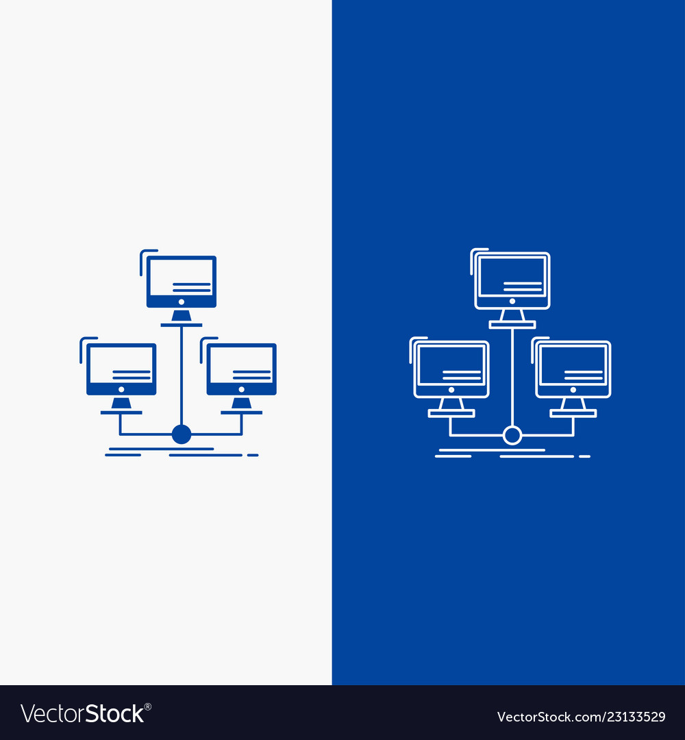 Database distributed connection network computer