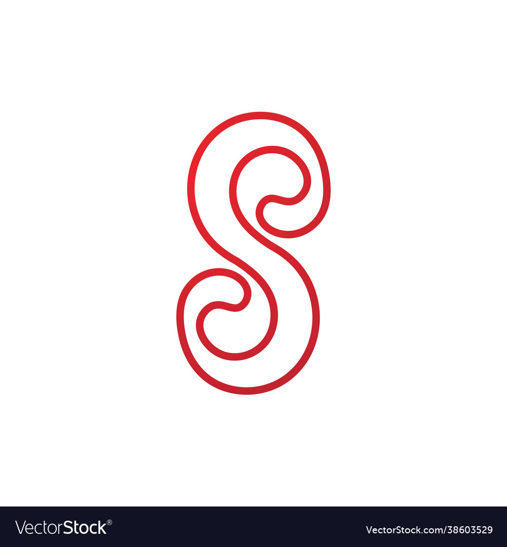 S logo and symbol image Royalty Free Vector Image