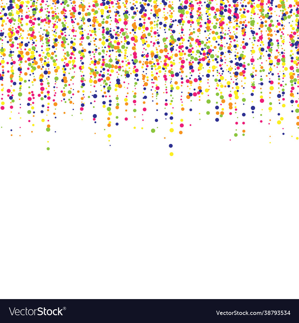 Festive background with multicolored confetti