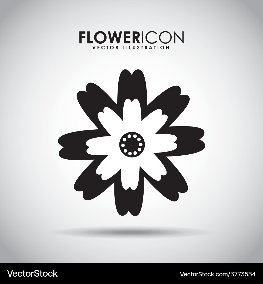 Flower icon Royalty Free Vector Image - VectorStock