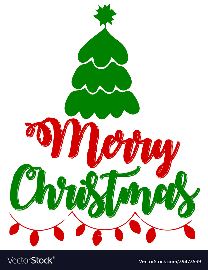 Merry christmas Royalty Free Vector Image - VectorStock