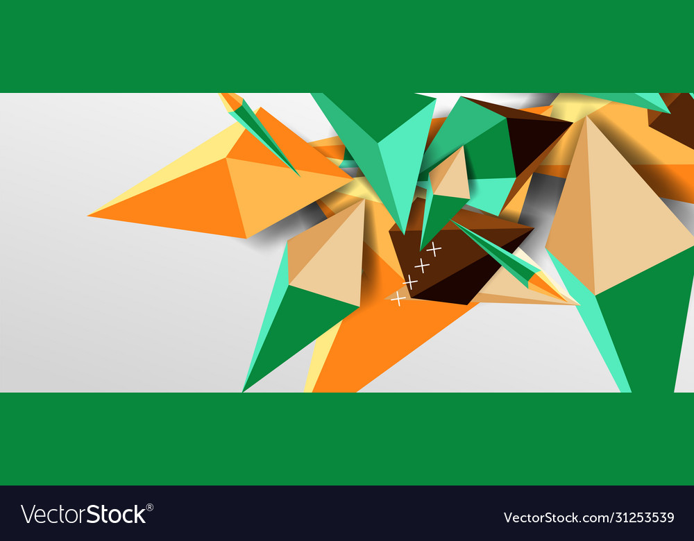 Trendy simple triangle abstract background