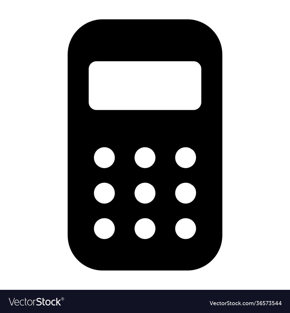 Calculator Royalty Free Vector Image - VectorStock