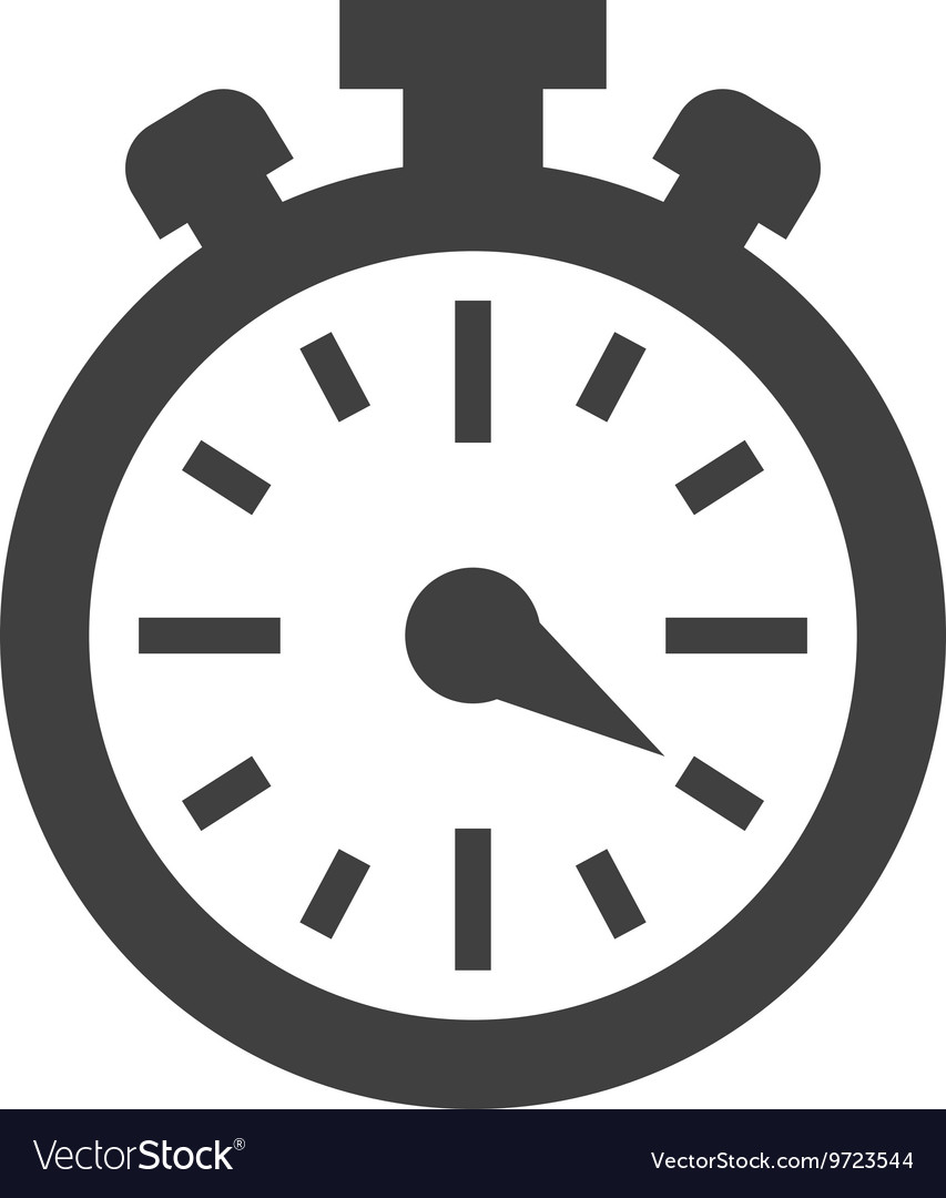 Chronometer icon time design graphic Royalty Free Vector