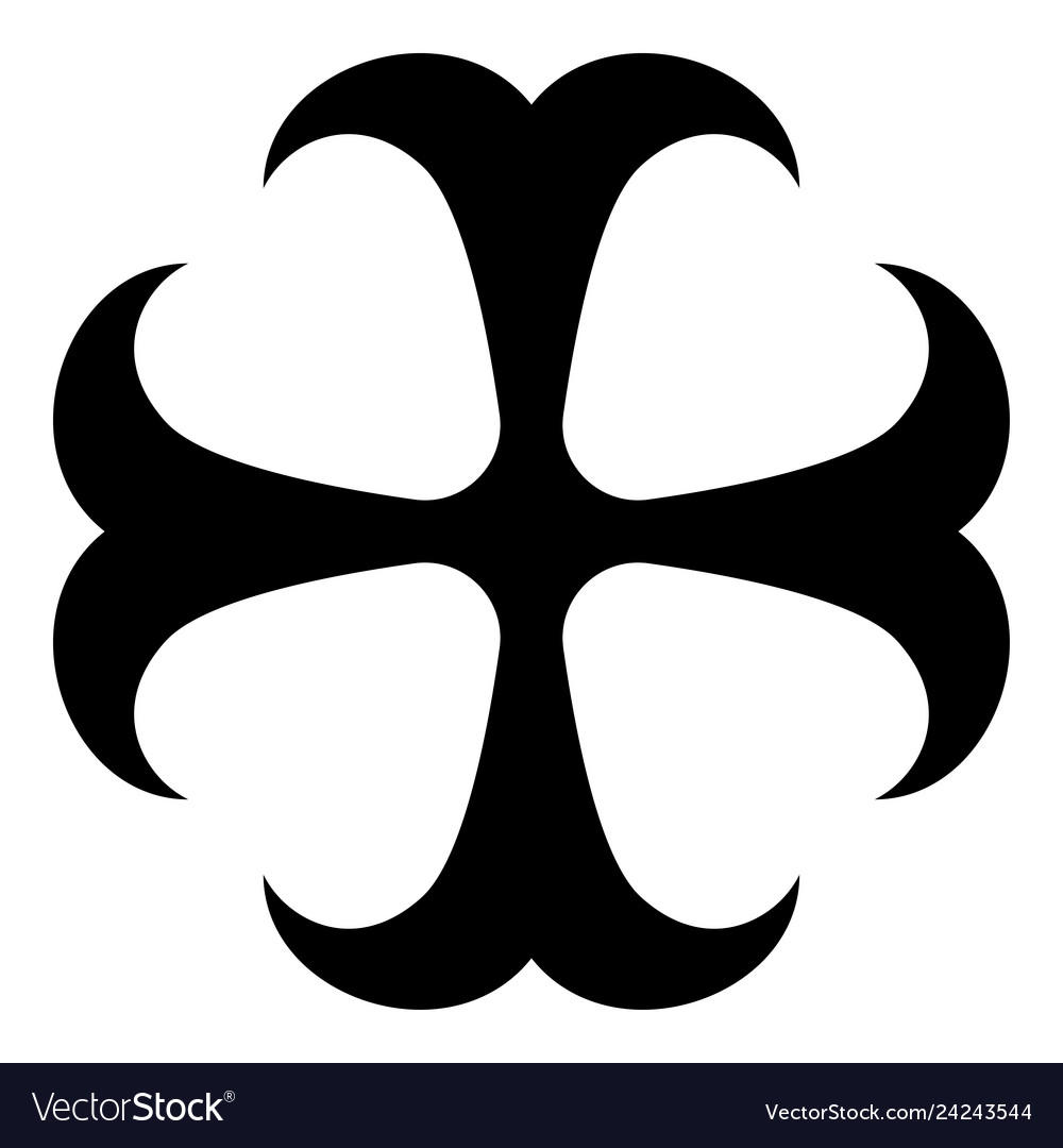 Cross monogram dokonstantinovsky symbol the Vector Image