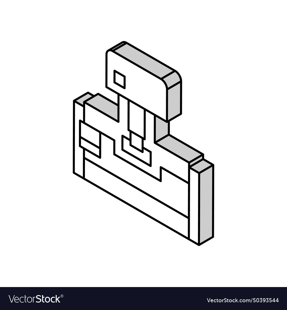 Molding apparatus isometric icon