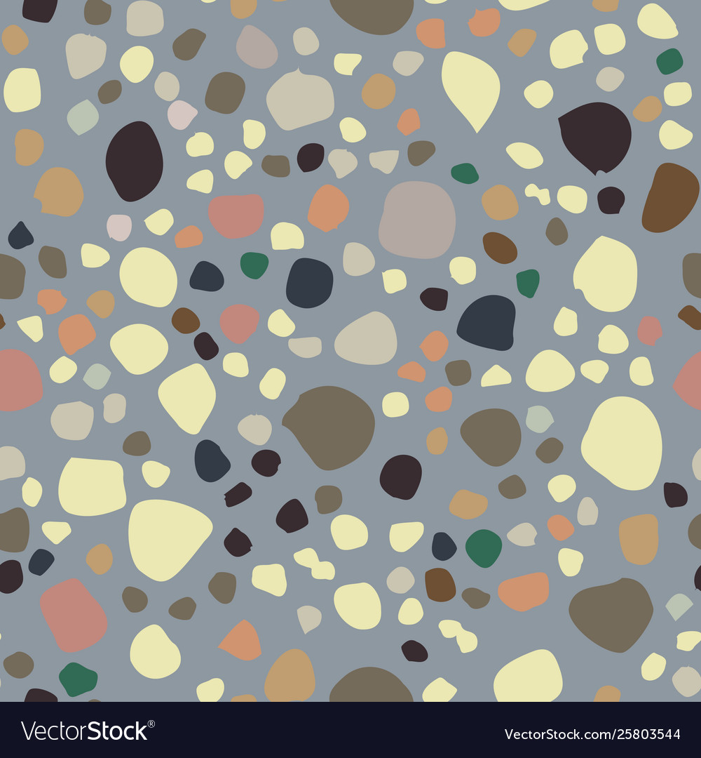 Terrazzo abstract repeat pattern design